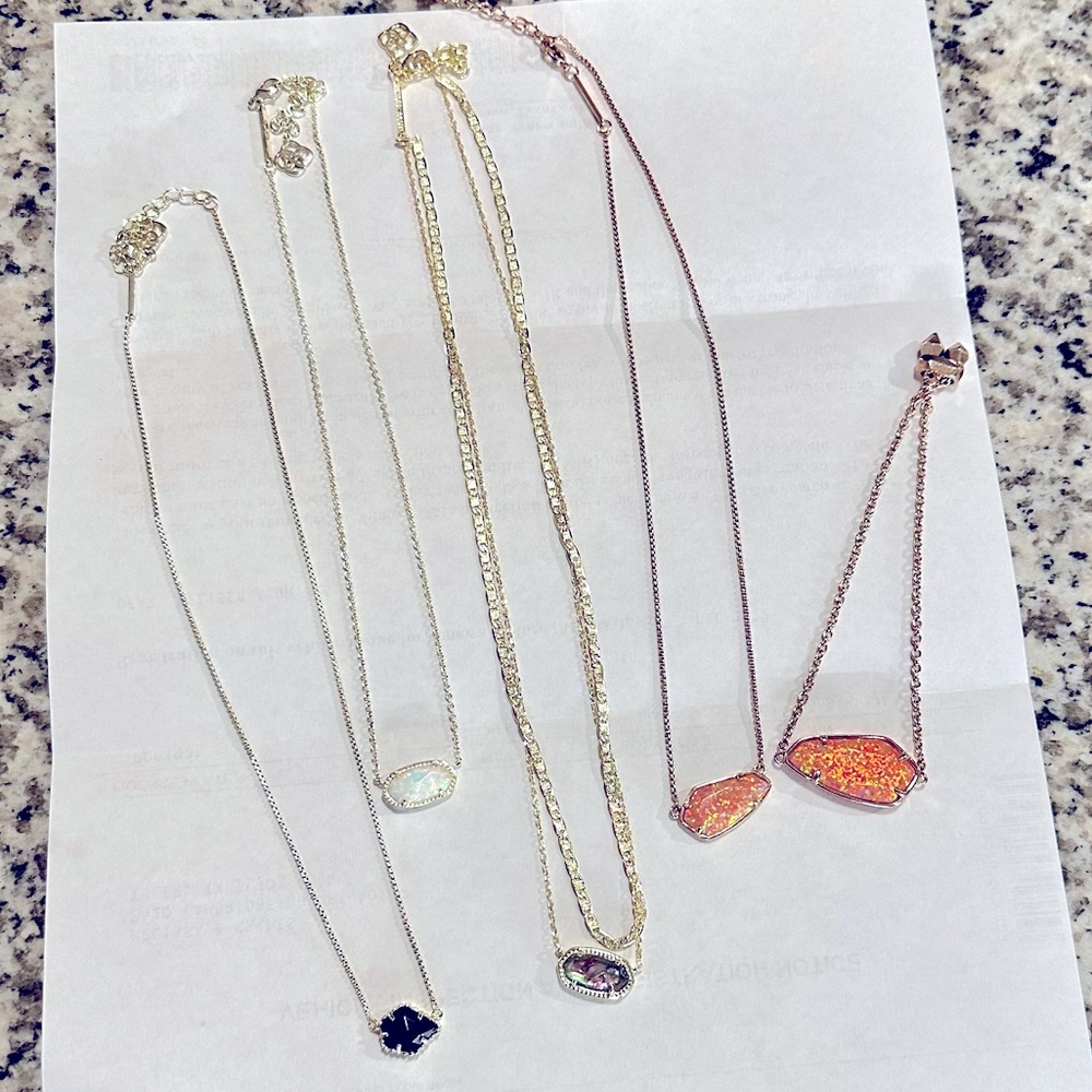 Bundle of Kendra Scott Necklaces and Bracelet
